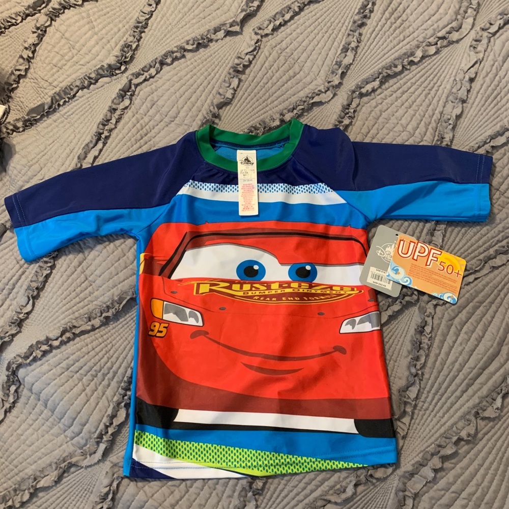 Boys Disney Cars Rash Gaurd